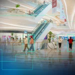 Smart shopping center video surveillance
