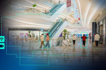 Smart shopping center video surveillance