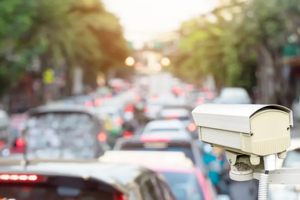 video surveillance in public place