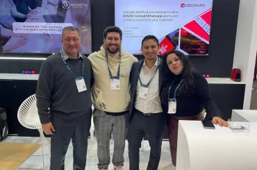 aipix representative at barcelona event