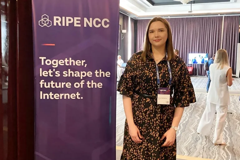 Aipix impulsa el crecimiento de las telecomunicaciones digitales en RIPE NCC Days Chisináu 2025 Crecimiento de las telecomunicaciones: Aipix Anna Yurchenko en Ripe NCC 2025