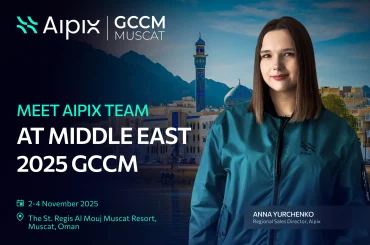 Aipix renforce sa vision d'innovation régionale lors du GCCM 2025 de la communauté des transporteurs d'Oman Aipix au GCCM 2025 à Oman